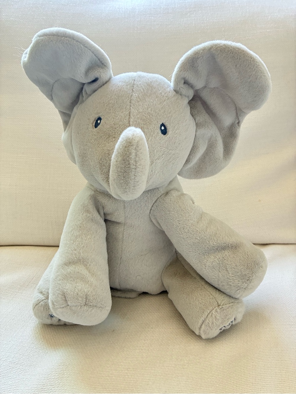 GUND Baby Flappy the Elephant Plush Toy 12” Gray Official